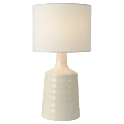 Inci Twin Pack Cream Table Lamps