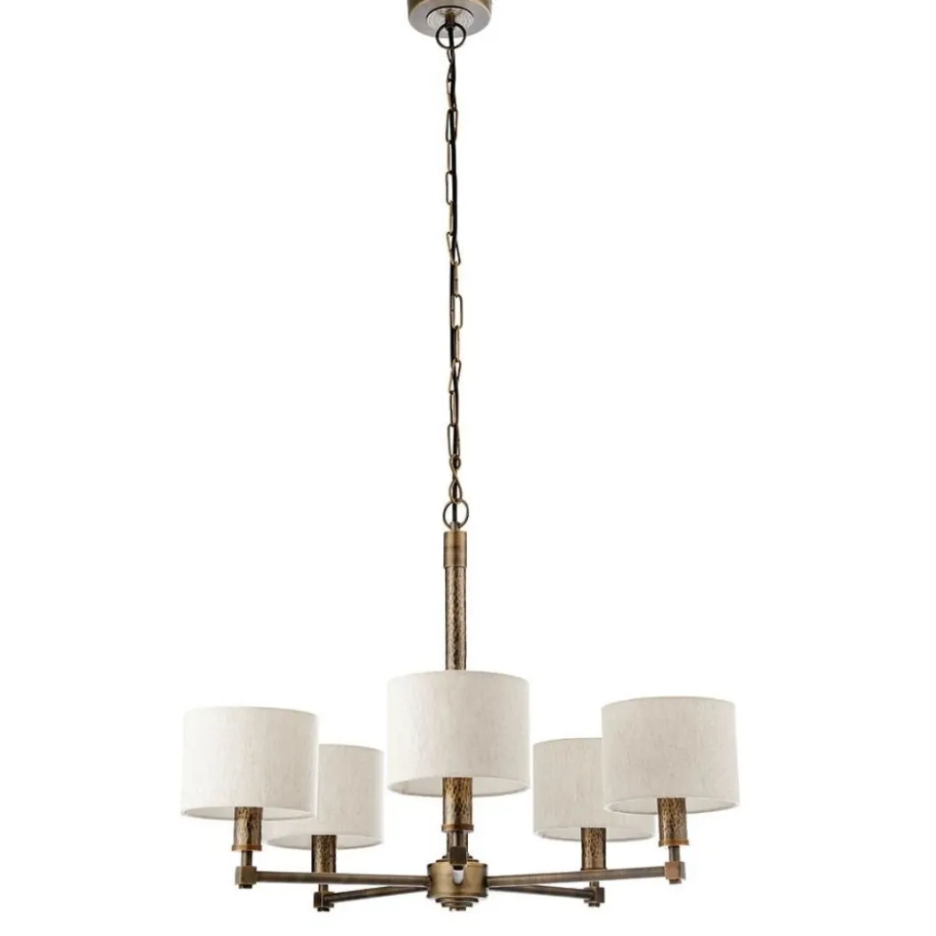 Indara 5-Light Bronze Chandelier Ceiling Pendant