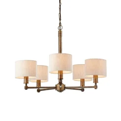 Indara 5-Light Bronze Chandelier Ceiling Pendant