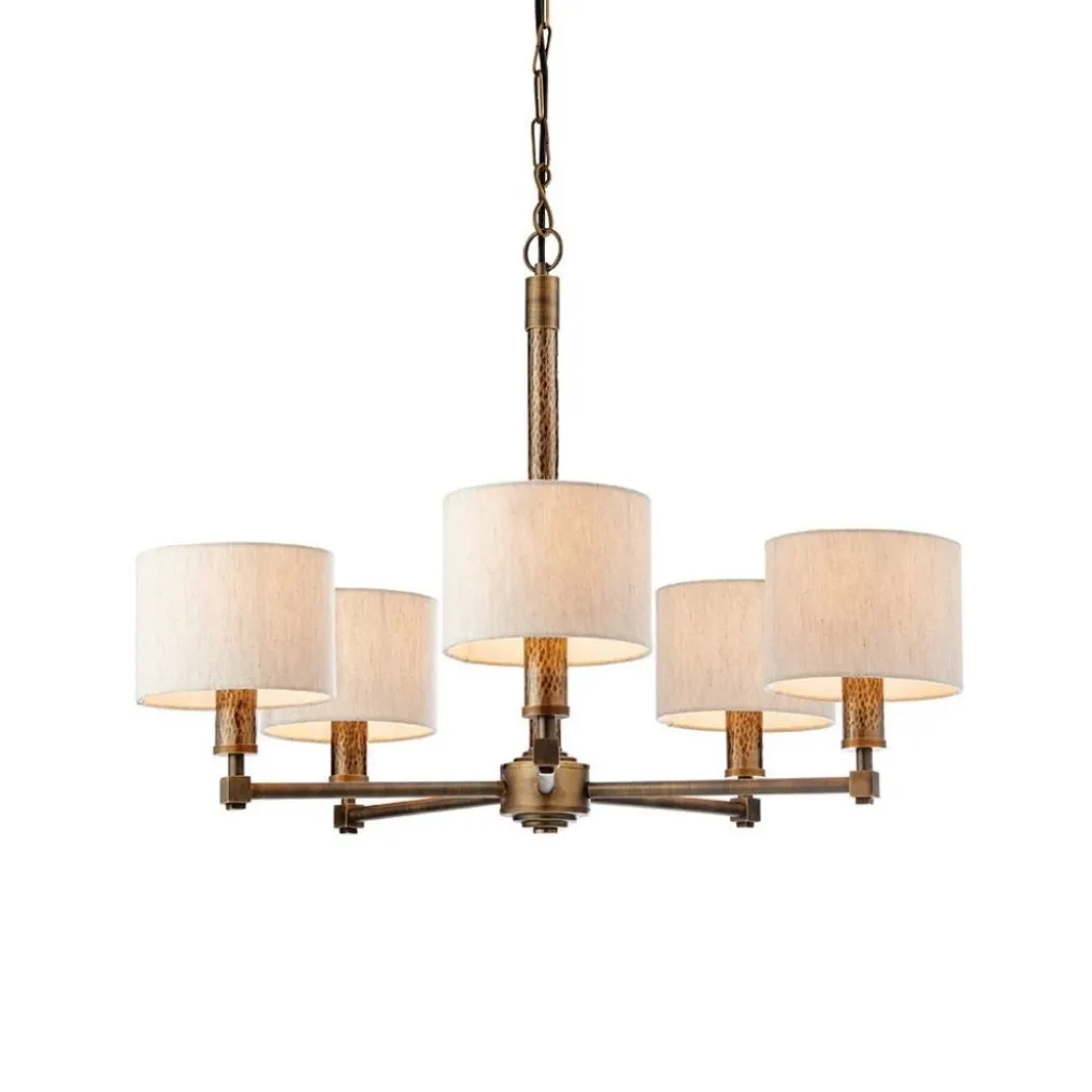 Indara 5-Light Bronze Chandelier Ceiling Pendant