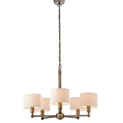 Indara 5-Light Bronze Chandelier Ceiling Pendant