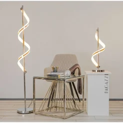 Indie Polished Chrome LED Floor Lamp