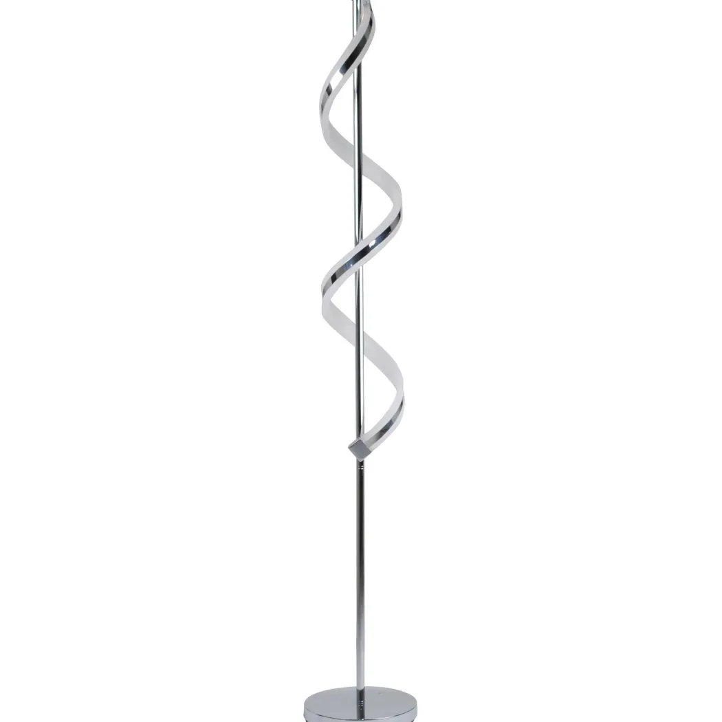 Indie Polished Chrome LED Floor Lamp