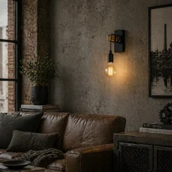 Indre Wooden Bracket Wall Light
