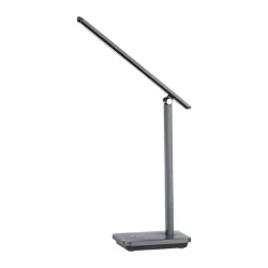 Iniesta Rechargeable Grey Touch Desk Table Lamp