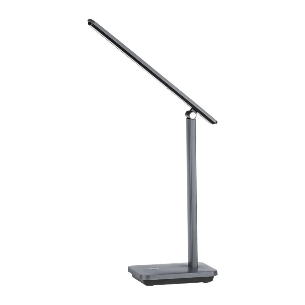 Iniesta Rechargeable Grey Touch Desk Table Lamp
