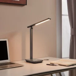 Iniesta Rechargeable Grey Touch Desk Table Lamp