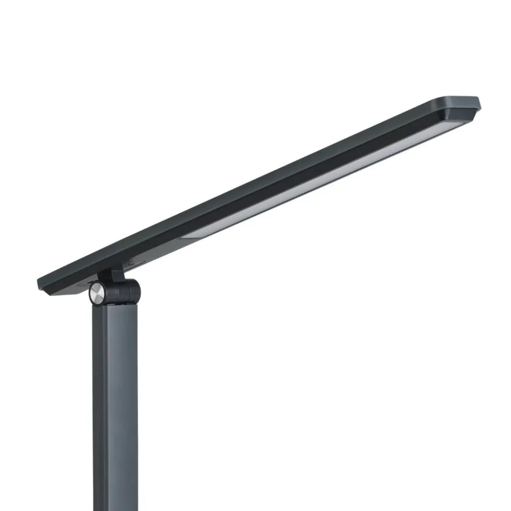 Iniesta Rechargeable Grey Touch Desk Table Lamp