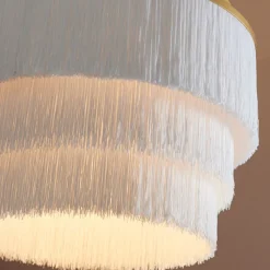 Itziar 3 Light White and Gold Ceiling Pendant