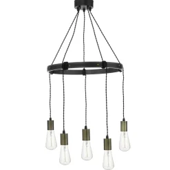 Ivan 5 Light Ceiling Light Rustic