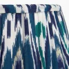 Izara 35cm Blue Ikat Pleated Tapered Shade