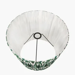 Izara 45cm Green Ikat Pleated Tapered Shade