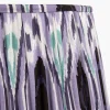 Izara 30cm Lilac Ikat Pleated Tapered Shade