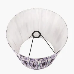 Izara 30cm Lilac Ikat Pleated Tapered Shade