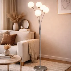 Jackson 5-Light Chrome Floor Lamp