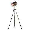 Jake Antique Silver & Copper Floor Lamp