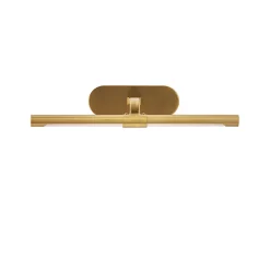 Jana Satin Brass Magnetic LED Picture Light