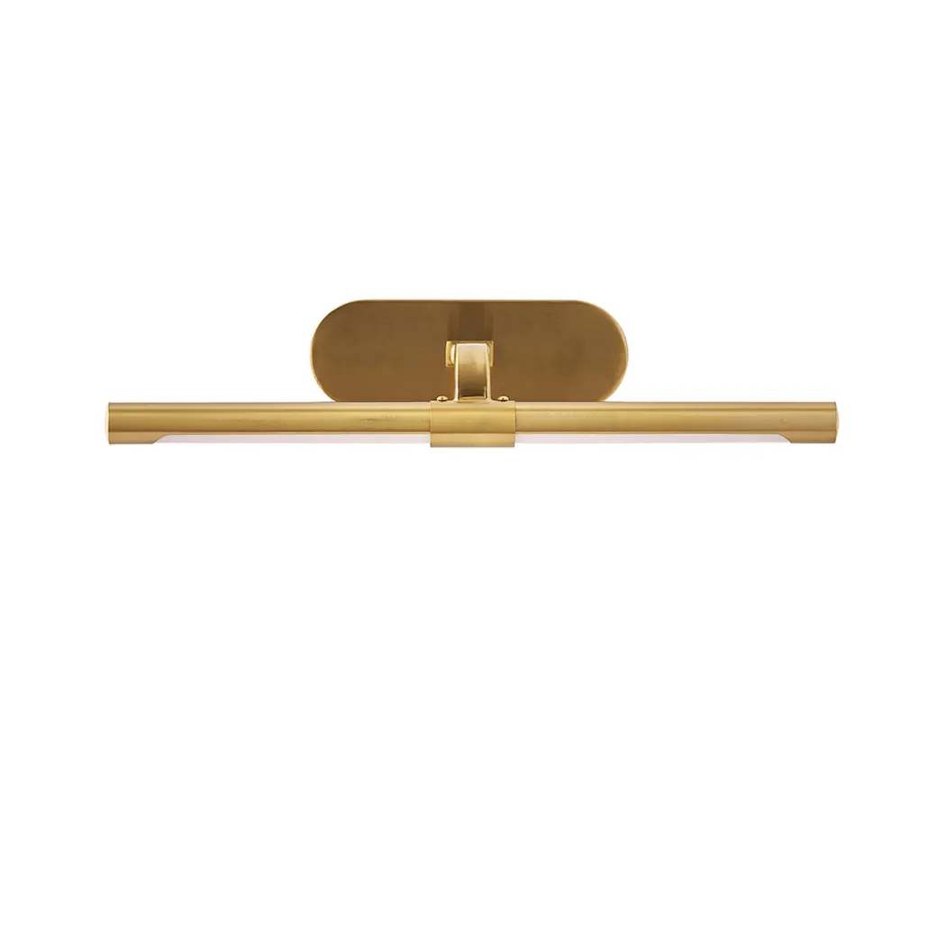 Jana Satin Brass Magnetic LED Picture Light