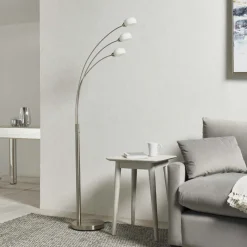 Jaspa 3 Light LED Task Arc Floor Lamp