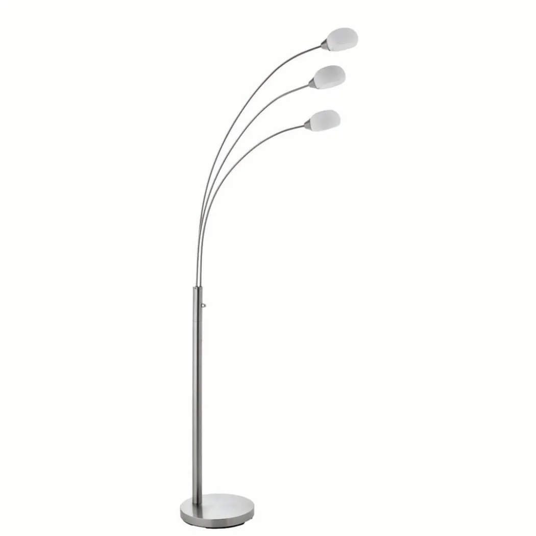 Jaspa 3 Light LED Task Arc Floor Lamp