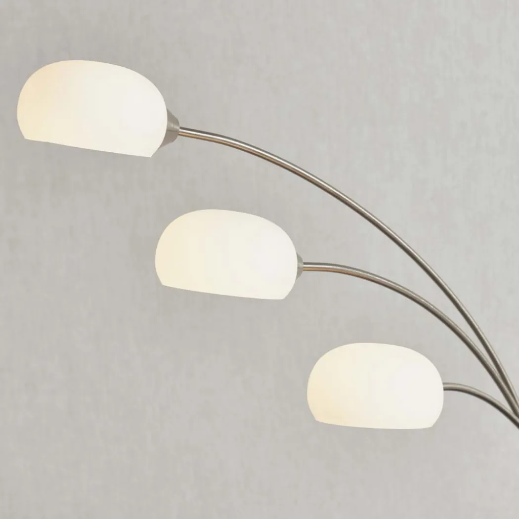 Jaspa 3 Light LED Task Arc Floor Lamp