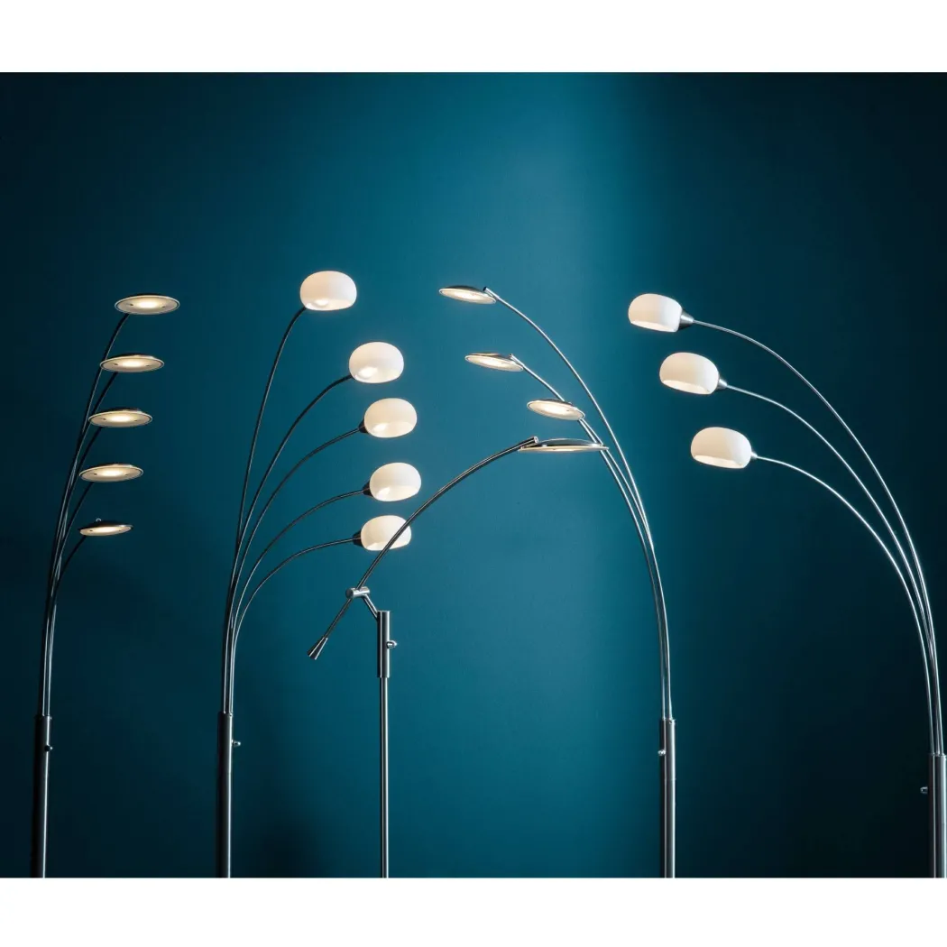 Jaspa 180cm 5 Light LED Task Floor Lamp