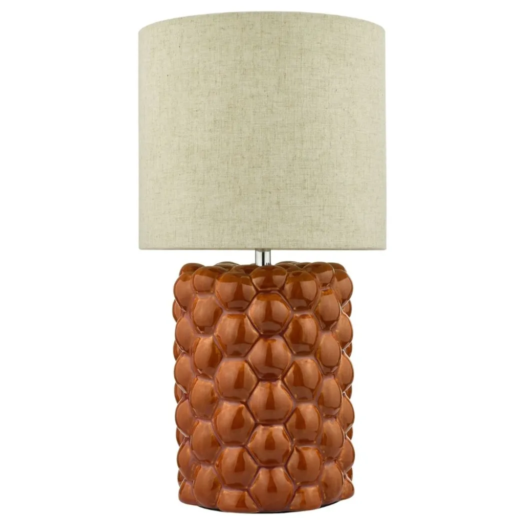 Jayden Orange Ceramic Table Lamp