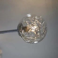 Jaymie 6-Light Chrome Semi-Flush Ceiling Light