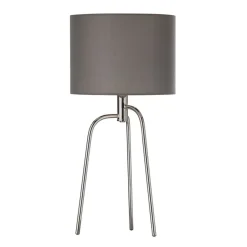Jerry Polished Chrome Tripod Table Lamp