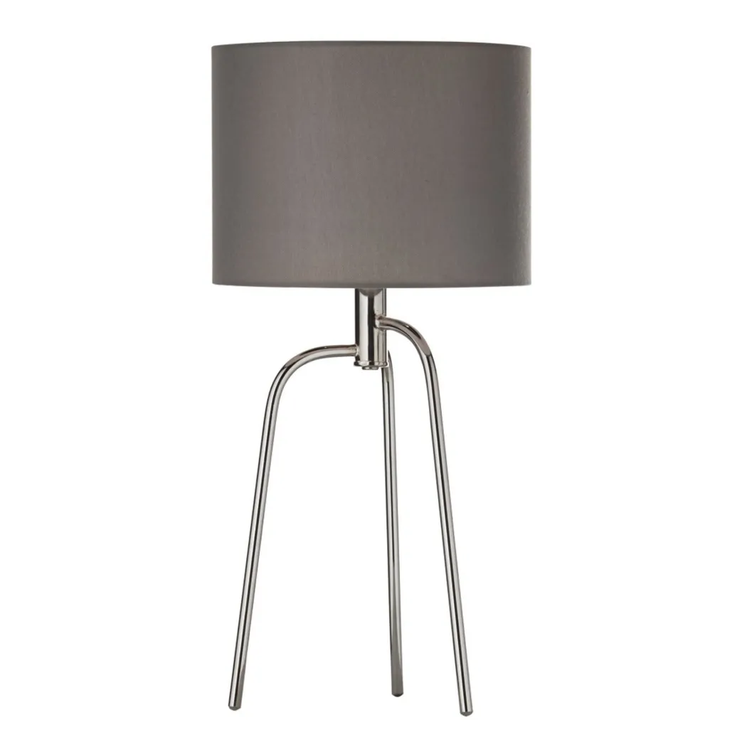 Jerry Polished Chrome Tripod Table Lamp