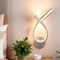 Jetta Satin Nickel LED Wall Light