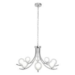Jimena 5 Light Polished Chrome Pendant Ceiling Light