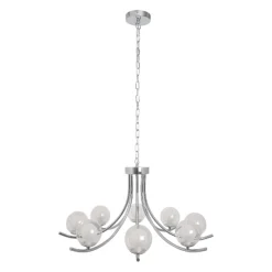 Jimena 5 Light Polished Chrome Pendant Ceiling Light