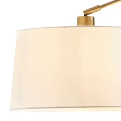 Jive Antique Brass Arc Floor Lamp