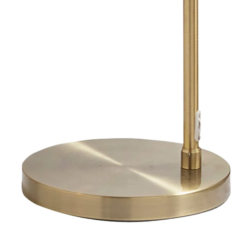 Jive Antique Brass Arc Floor Lamp