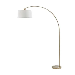 Jive Antique Brass Arc Floor Lamp