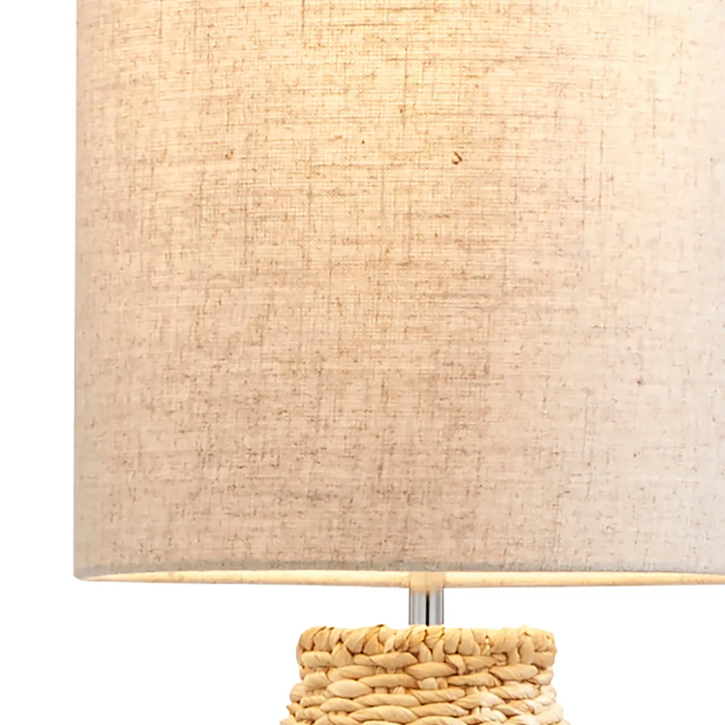 Joyce Natural Woven Floor Lamp