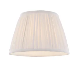 Junia Off White 30Cm Pleated Shade