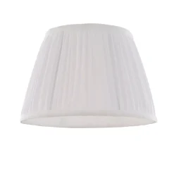 Junia Off White 30Cm Pleated Shade