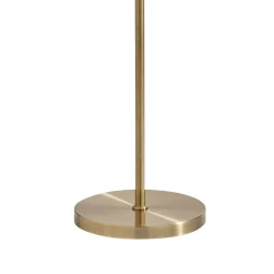 Justina Antique Brass Floor Lamp