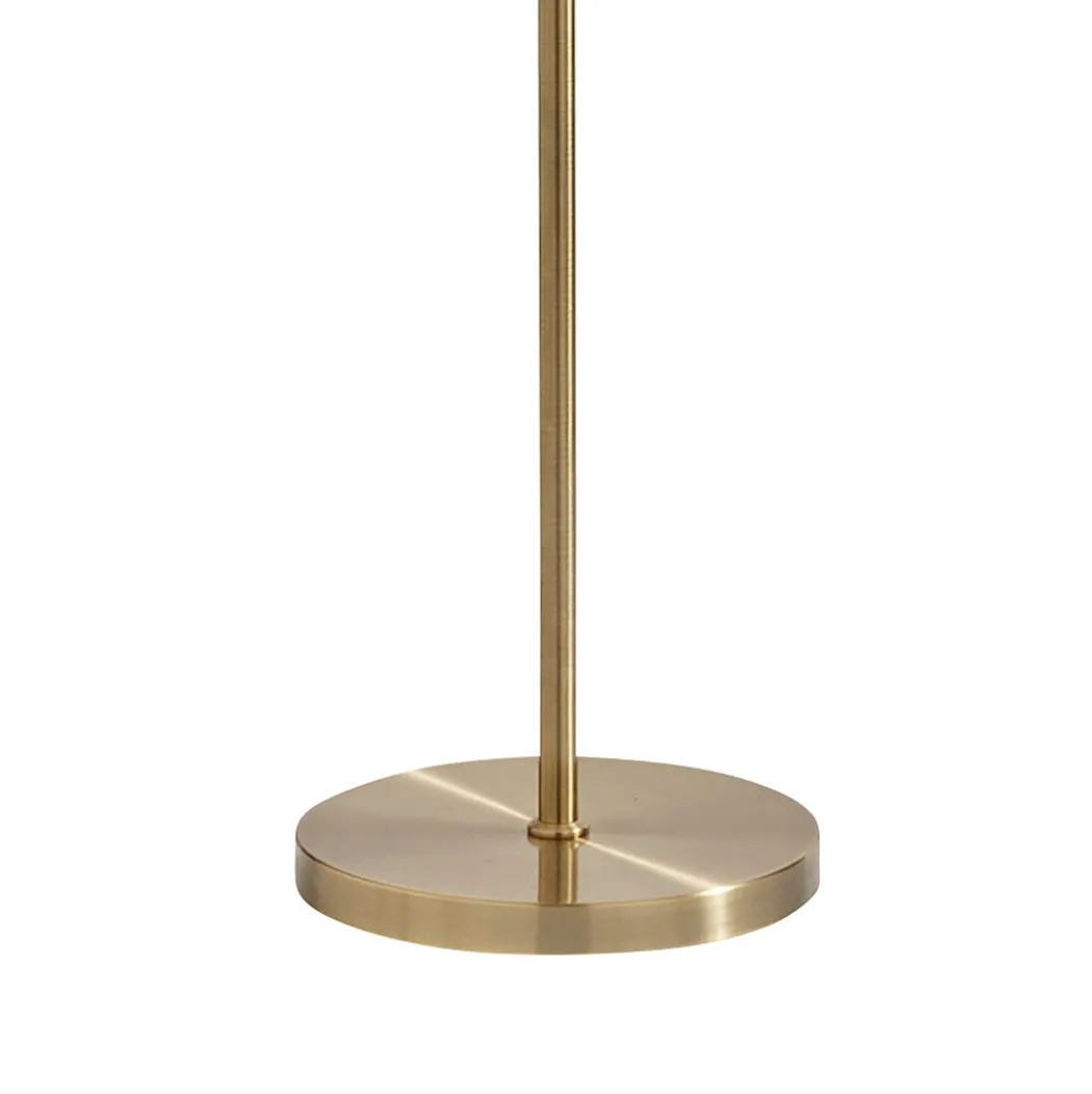 Justina Antique Brass Floor Lamp