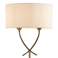 Justina Antique Brass Floor Lamp