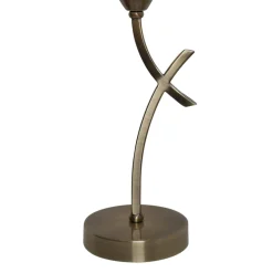 Justina Antique Brass Table Lamp