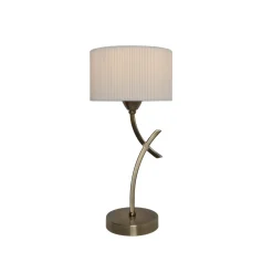 Justina Antique Brass Table Lamp