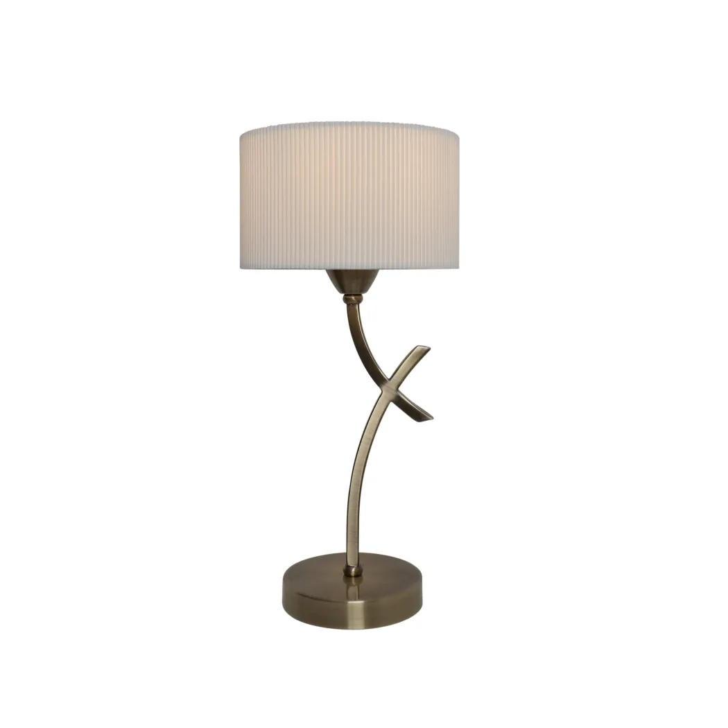 Justina Antique Brass Table Lamp