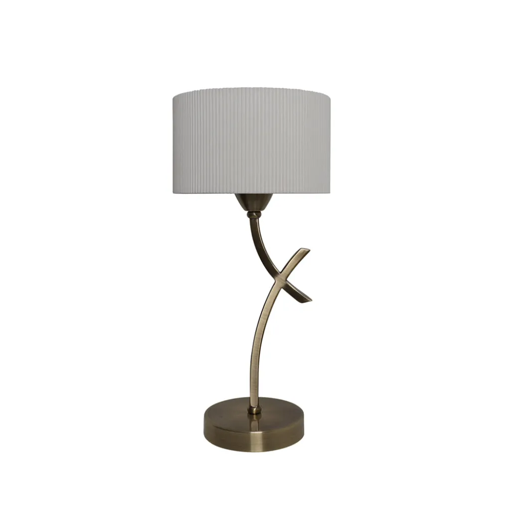 Justina Antique Brass Table Lamp