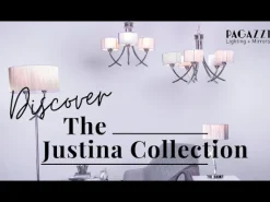 Justina Polished Chrome Wall Light with Silver String Shade
