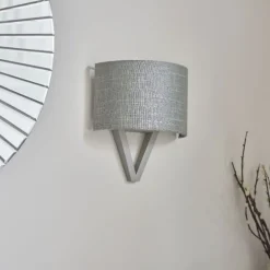 Kaden Grey Wood Wall Light
