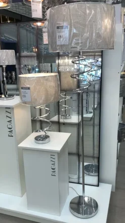 Kasi 158cm Floor Lamp Polished Chrome
