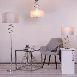 Kasi 54cm Table Lamp Polished Chrome